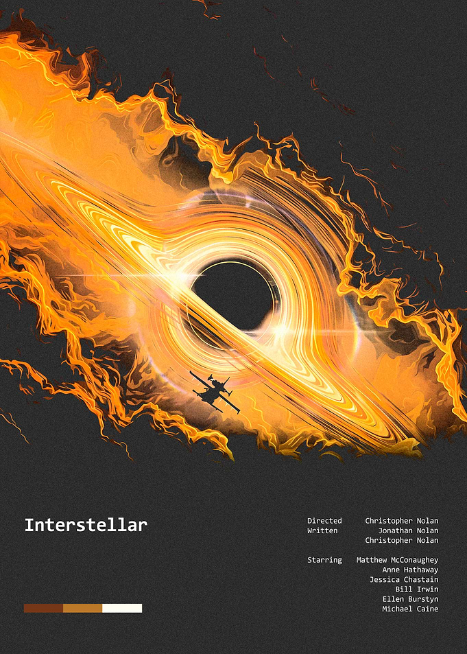 Interstellar Black Hole Poster