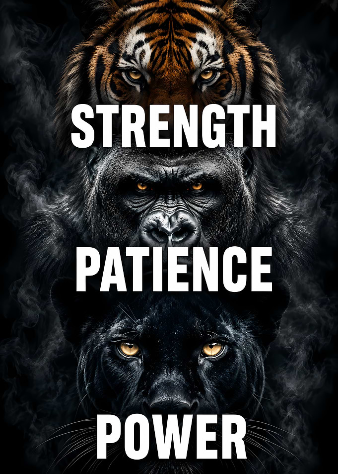 Strength, Patience, Power Animals