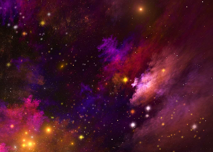 Vibrant Nebula in Deep Space