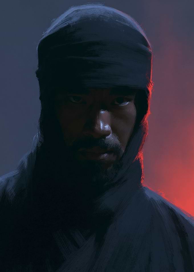 Ninja Warrior Portrait