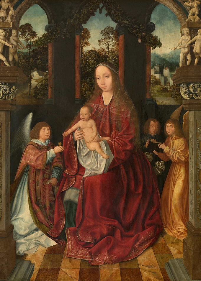 Madonna with Angels