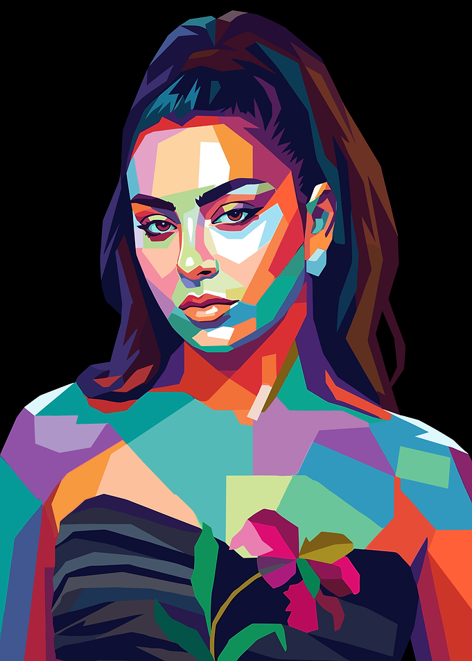 Pop Art Portrait of a Woman