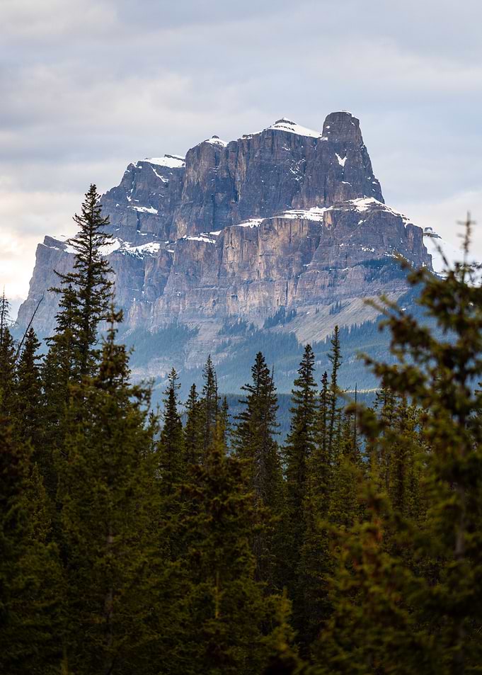 Castle Mountain in Banff National Park