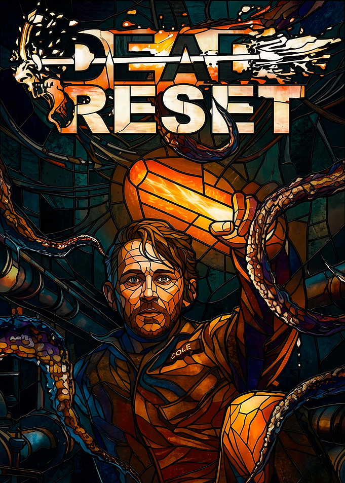 Dead Reset Stained Glass Art