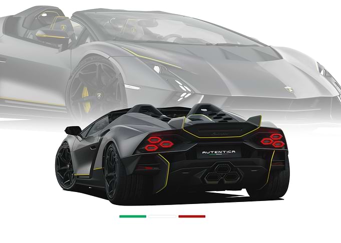 Lamborghini Autentica Rear View