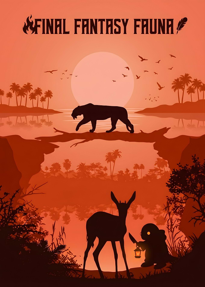 Final Fantasy Fauna Poster