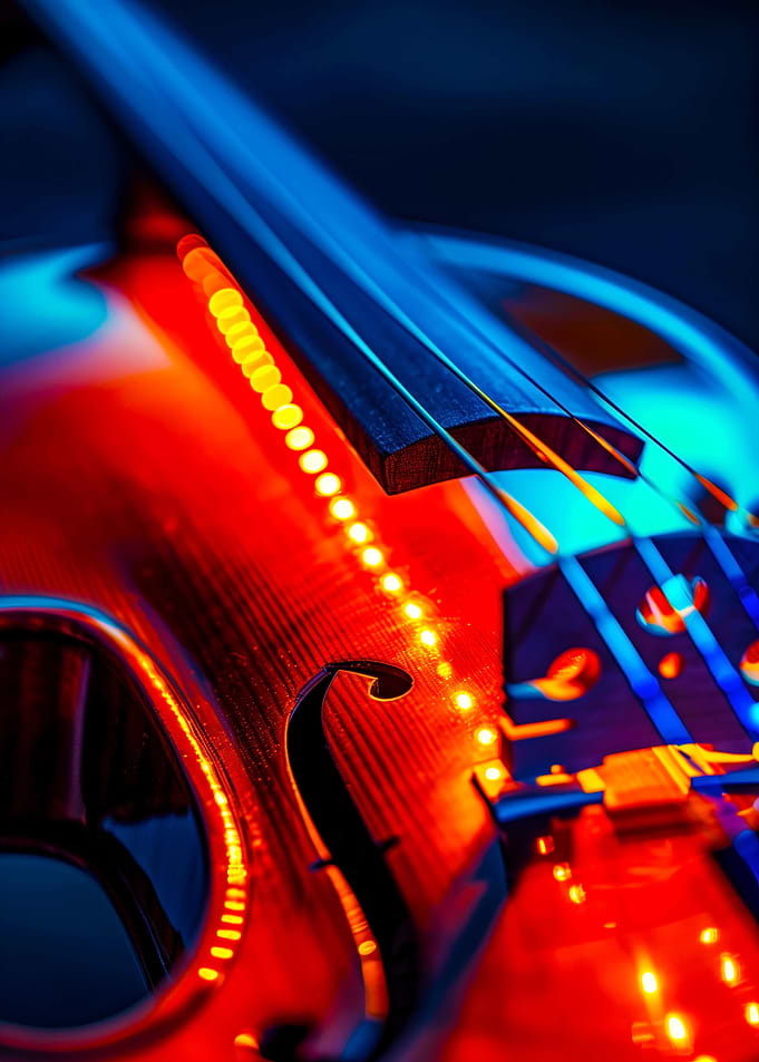 Close-up of a Double Bass