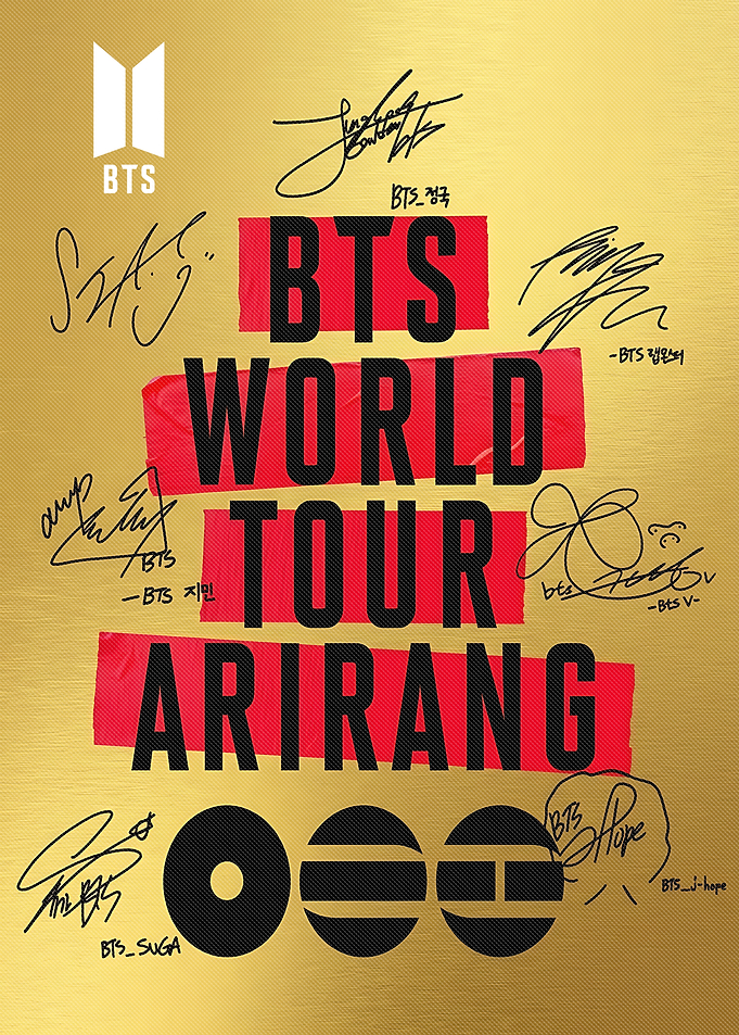 BTS World Tour Arirang Poster