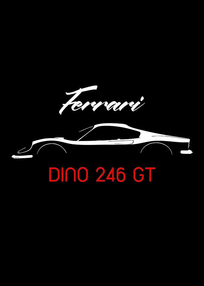 Ferrari Dino 246 GT Silhouette