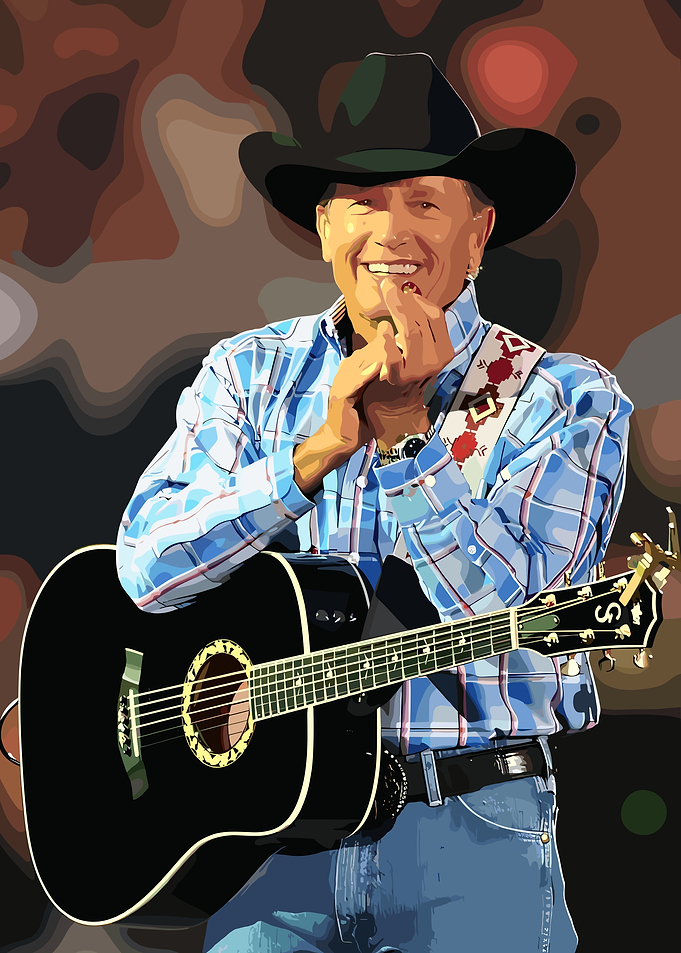 George Strait with Guitar