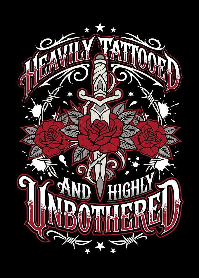 Heavily Tattooed and Highly Unbothered