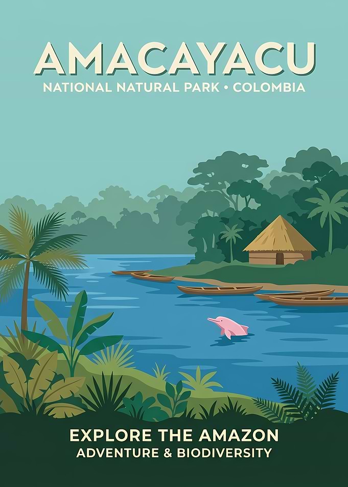 Amacayacu National Park Poster