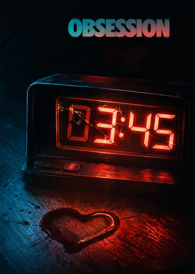 Obsession Clock and Heart
