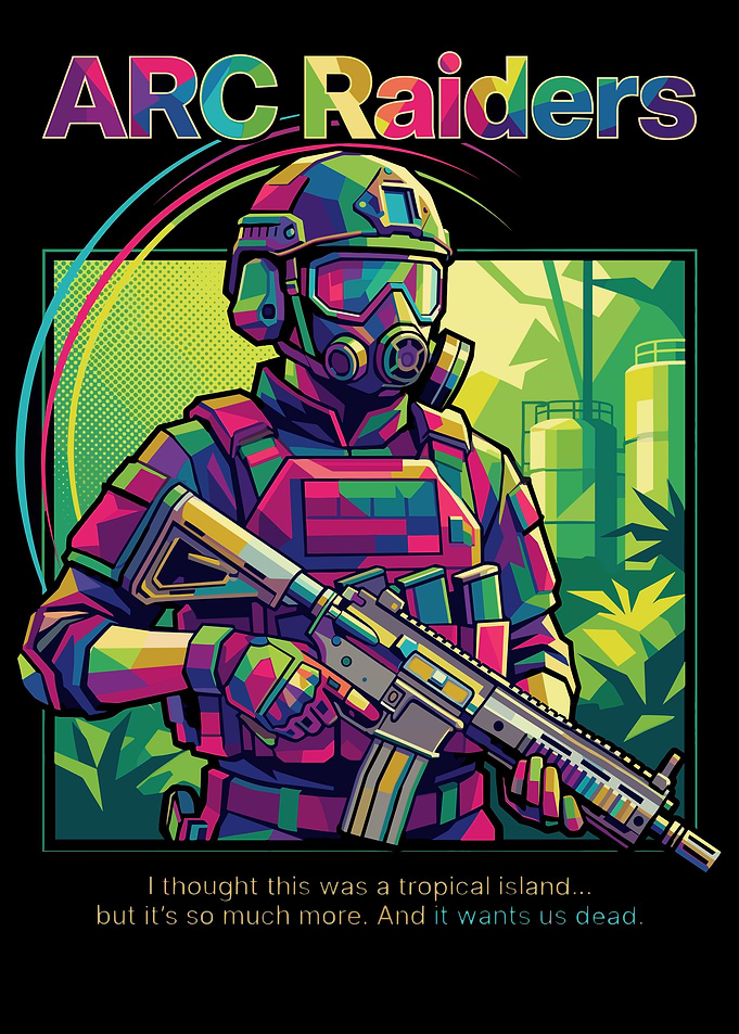 ARC Raiders Soldier in Tropical Setting