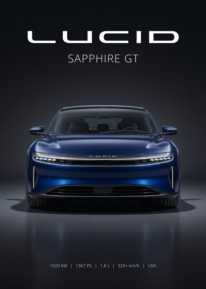 Lucid Sapphire GT Electric Car