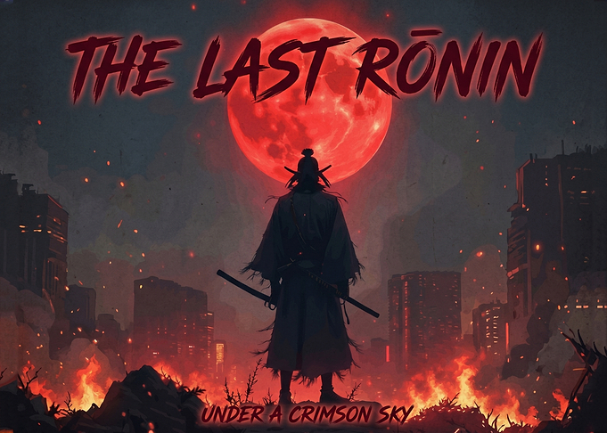 The Last Ronin Under a Crimson Sky