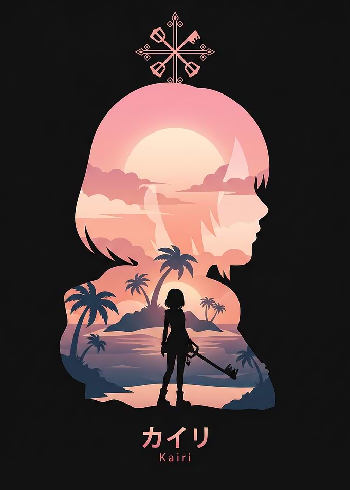 Kairi Silhouette Sunset Landscape