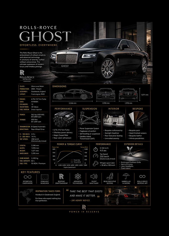 Rolls-Royce Ghost Specifications