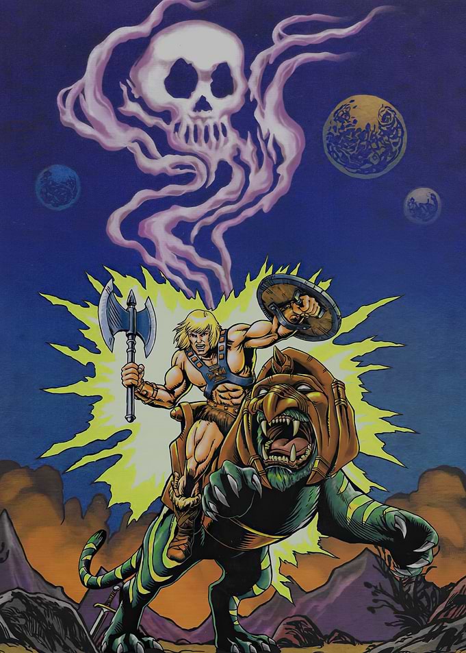 He-Man and Battle Cat in Space
