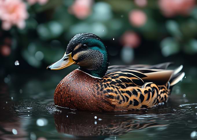 Mallard Duck in Water