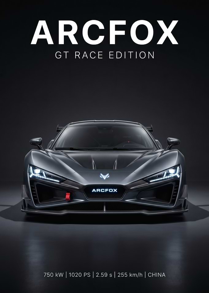Arcfox GT Race Edition Car