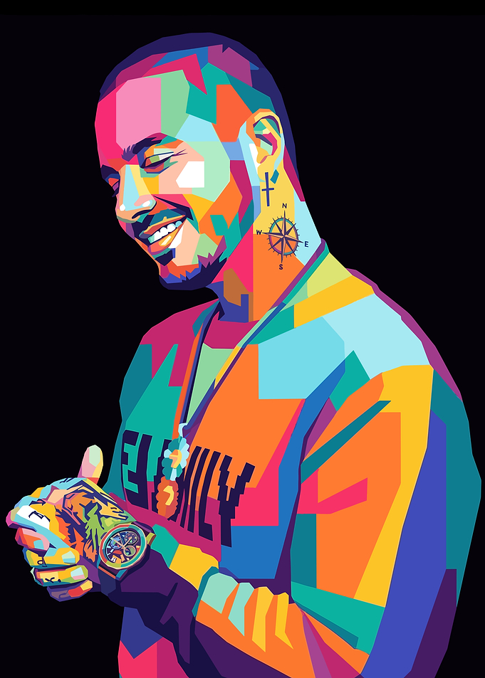 J Balvin Pop Art Portrait