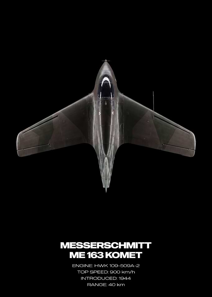 Messerschmitt Me 163 Komet Poster