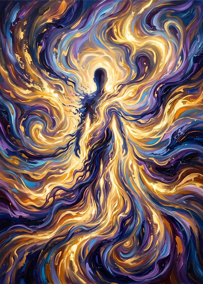 Divine Inner Light Transcendent Spirit Art