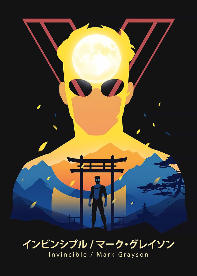 Invincible Mark Grayson Minimalist Poster