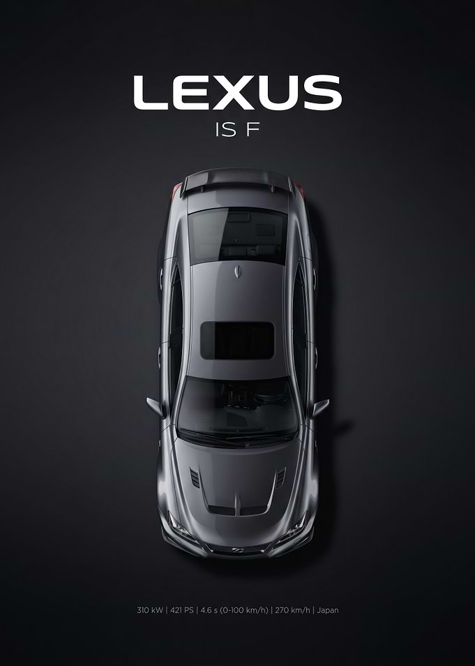 Lexus IS F Top View