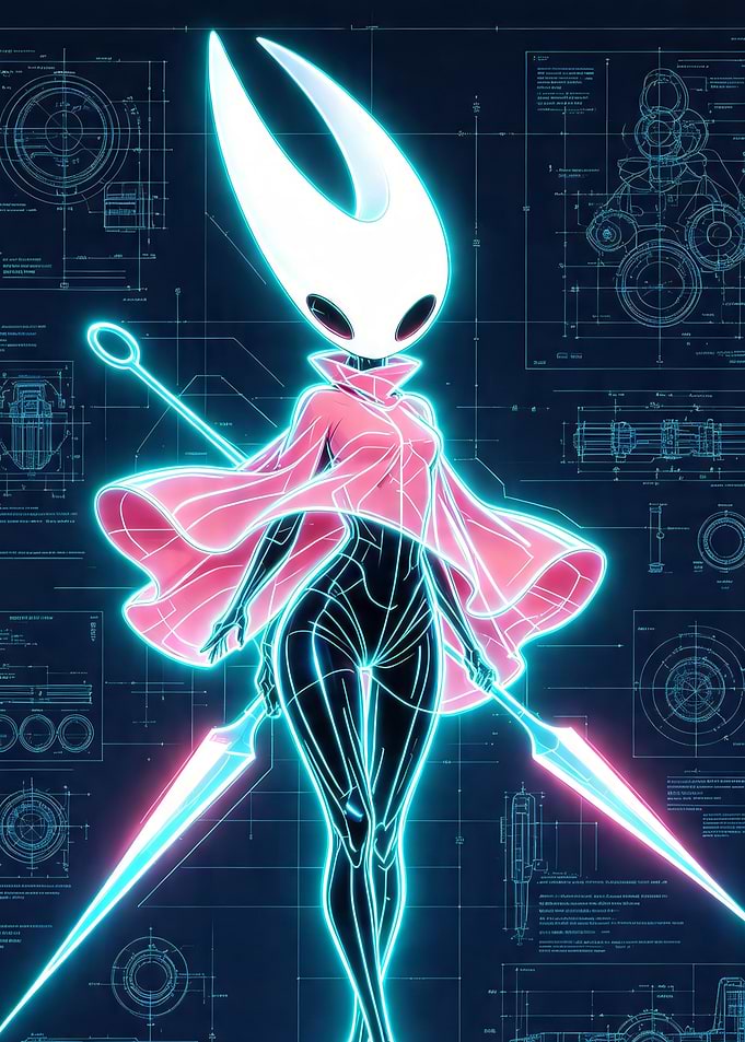 Hornet from Hollow Knight Blueprint