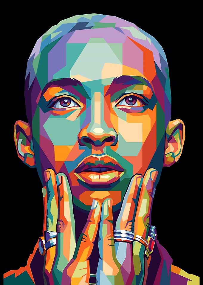 Colorful Portrait of a Person