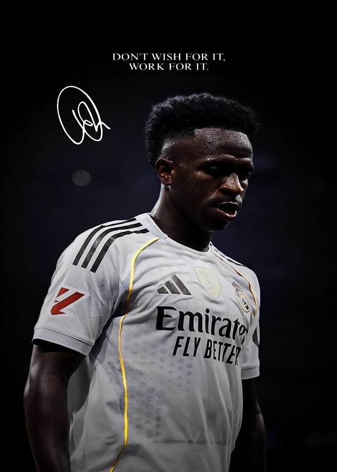 Vinicius Jr. Motivational Poster