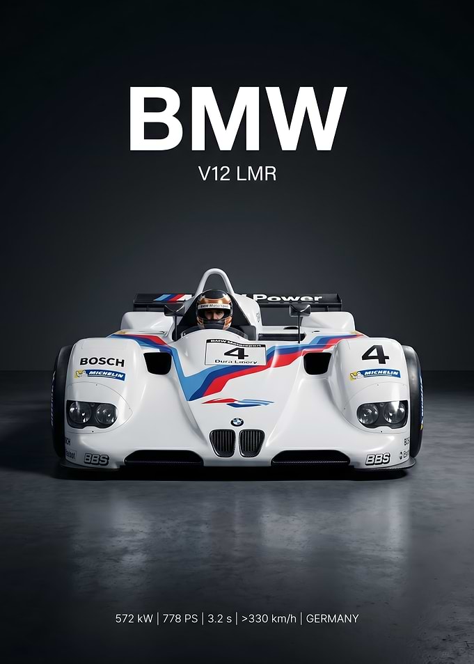 BMW V12 LMR Race Car