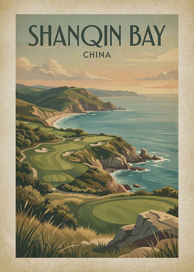 Shanqin Bay Golf Course Poster