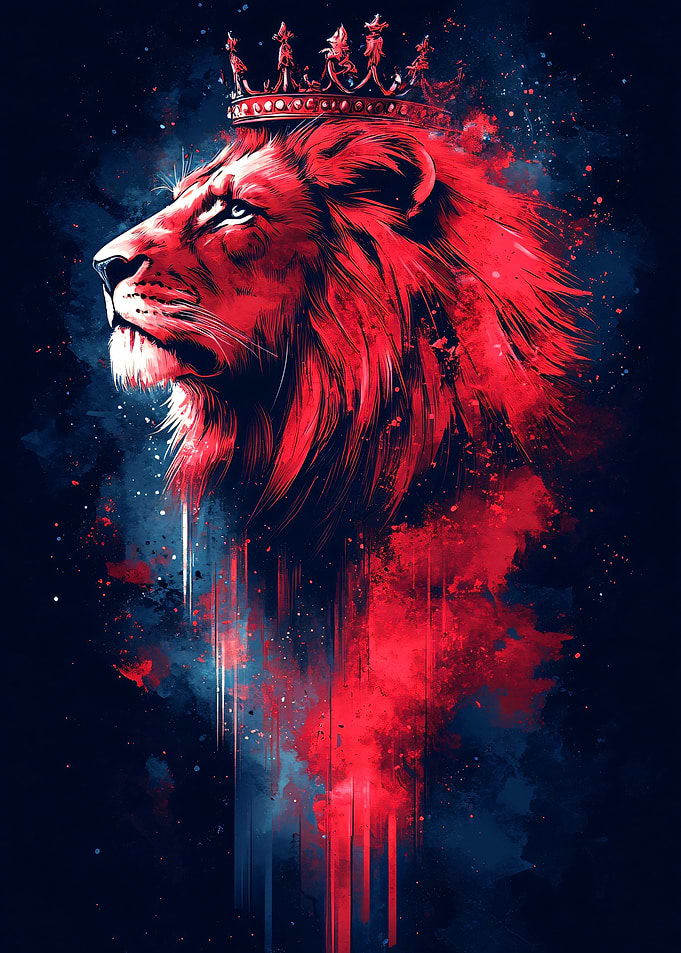Red Lion King Crowned