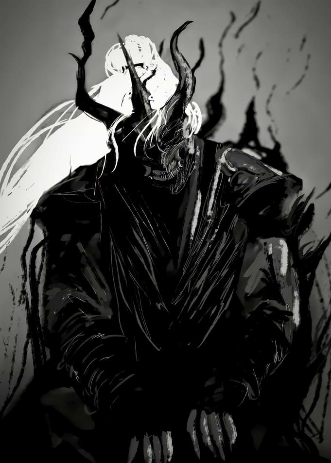 Dark Fantasy Demon Character