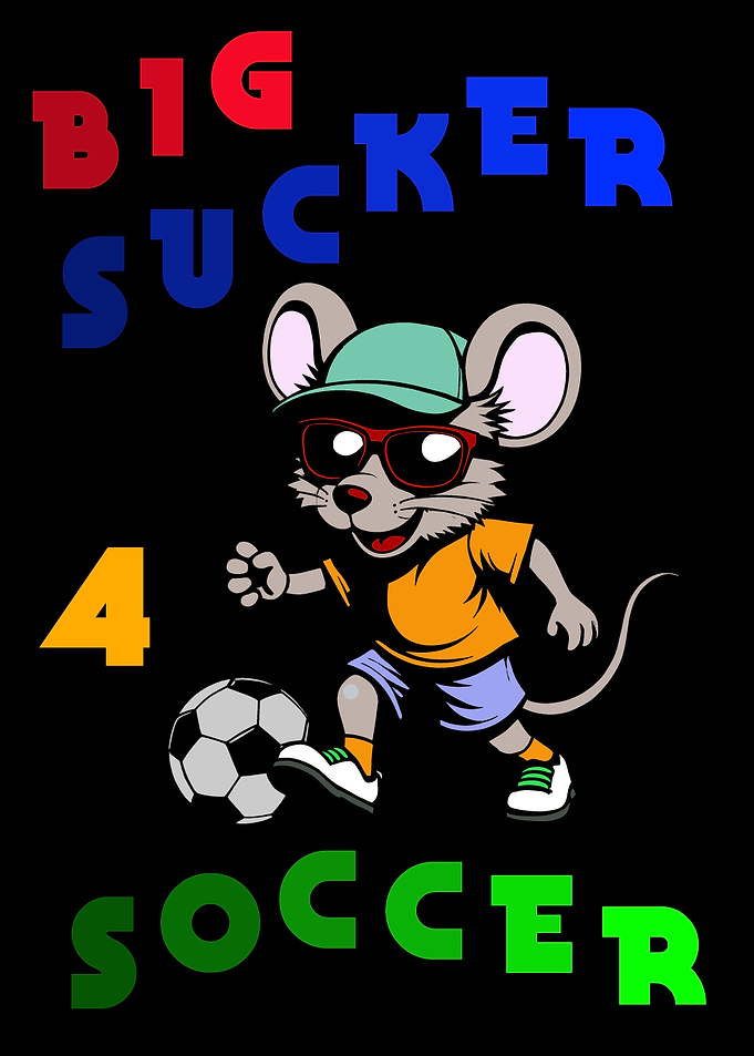 Cute Mouse Playing Soccer