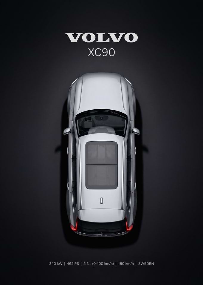 Volvo XC90 Top View