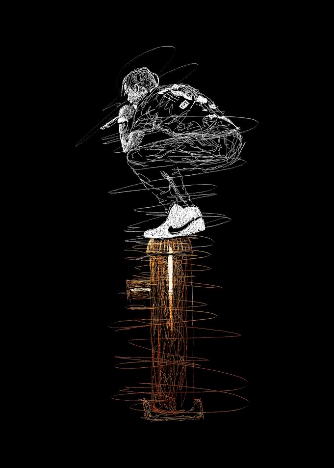 Travis Scott Rapper Performing on Stage