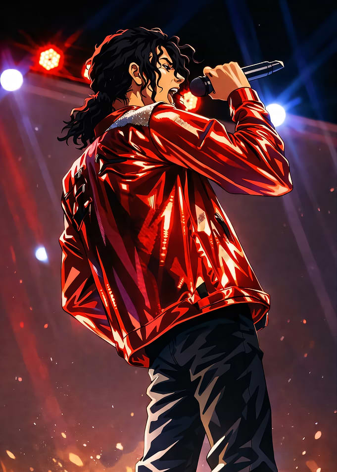 Anime Michael Jackson Performing