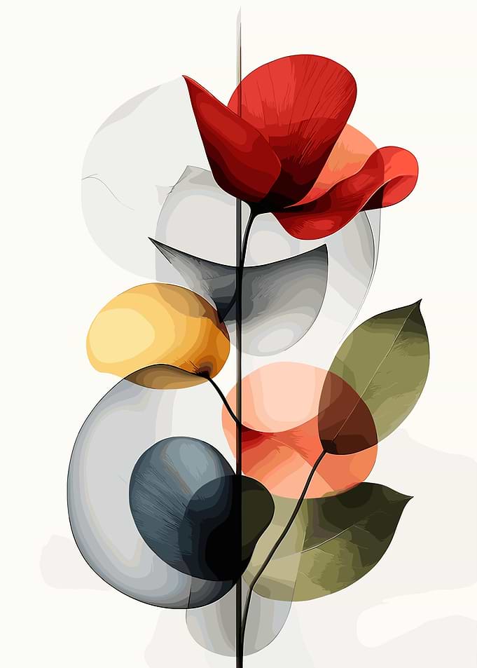Abstract Floral Art