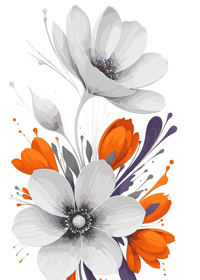Watercolor Floral Arrangement