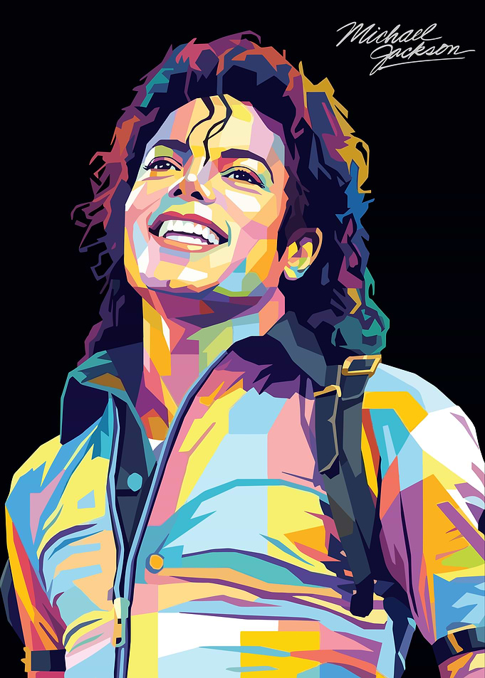 Michael Jackson Pop Art Portrait