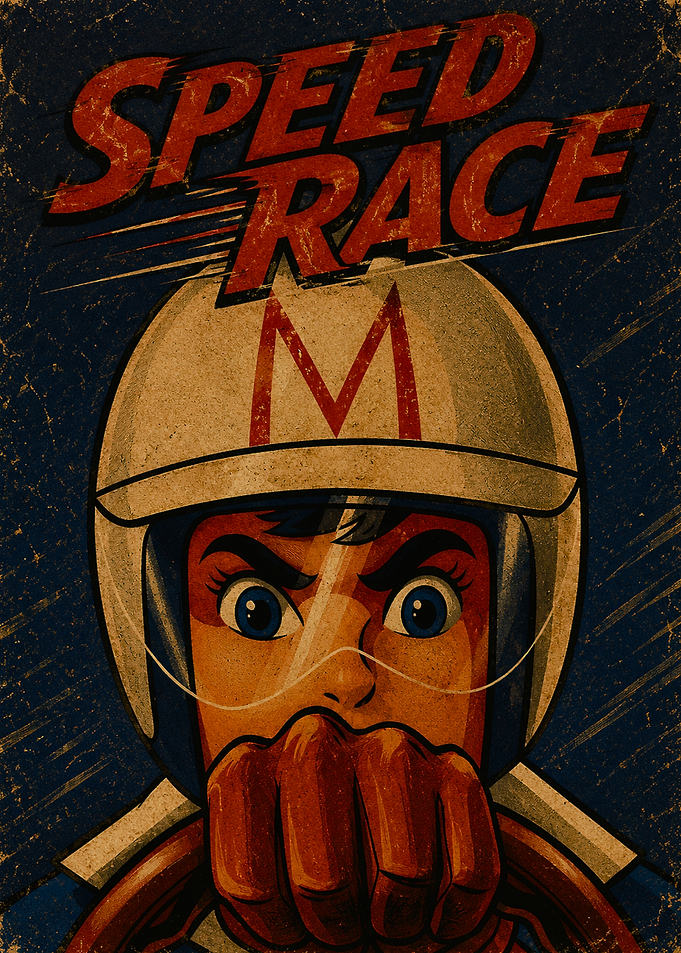 Speed Racer Vintage Poster