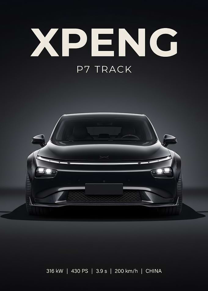 XPENG P7 TRACK Car