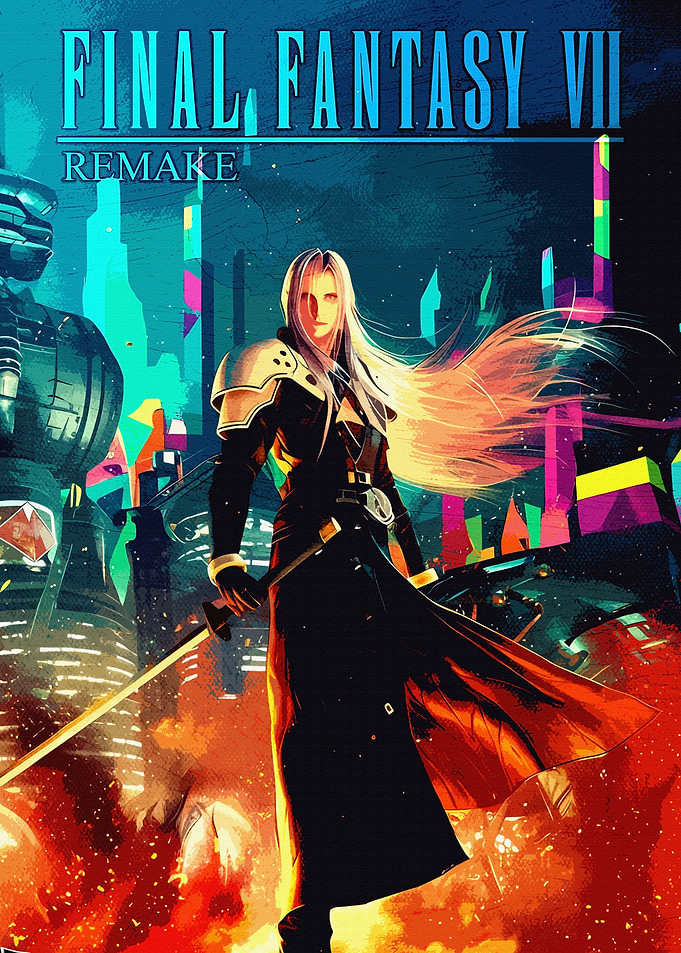 Final Fantasy VII Remake Poster