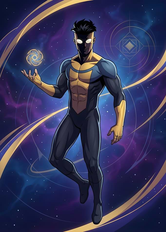 Invincible comic in Space