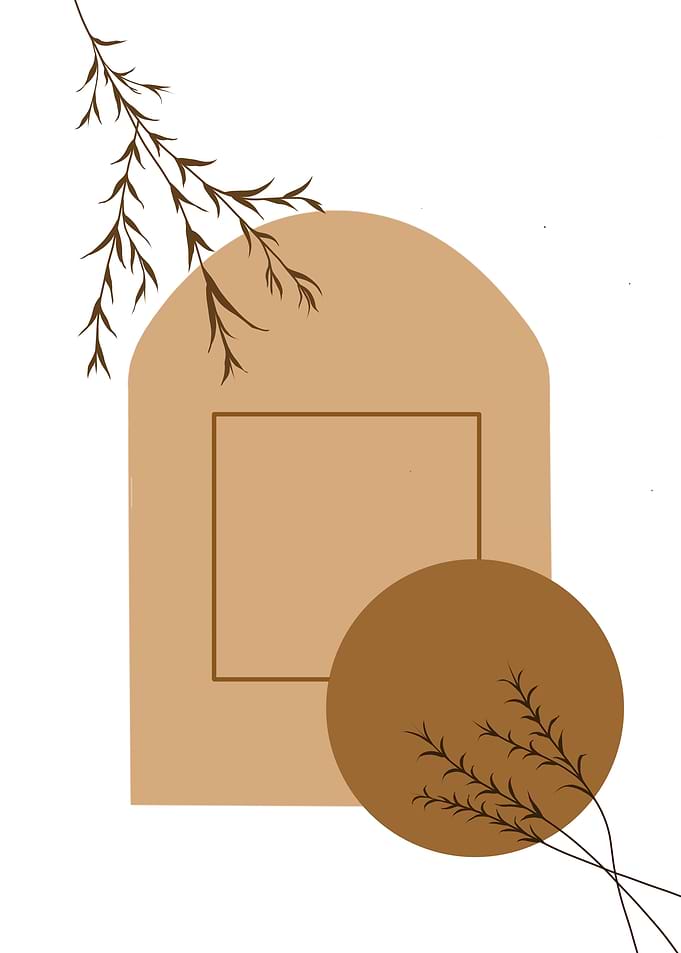 Boho Arch and Circle with Branches