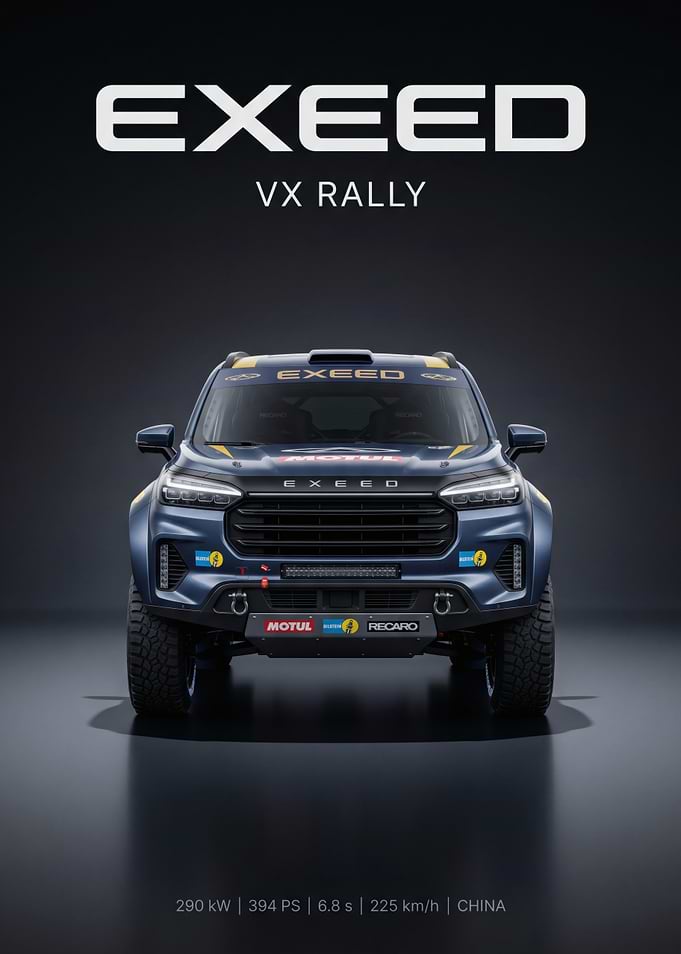 Exeed VX Rally Car